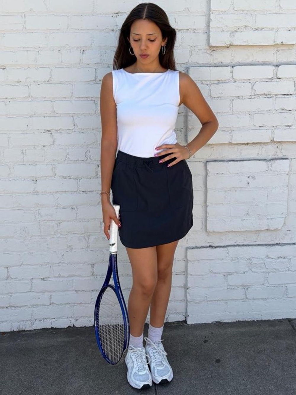 Black Outdoor Research mini workout tennis golf skirt with pockets sz S #outdoor